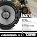 DS18 PRO-CF8.4NR 8 Inches Water Resistant Loudspeaker - Mid-Bass Carbon Fiber Cone and Neodymium Rings Magnet 600 Watts 4-Ohms - Ideal for Motorcycle & Motorsports (1 Speaker)