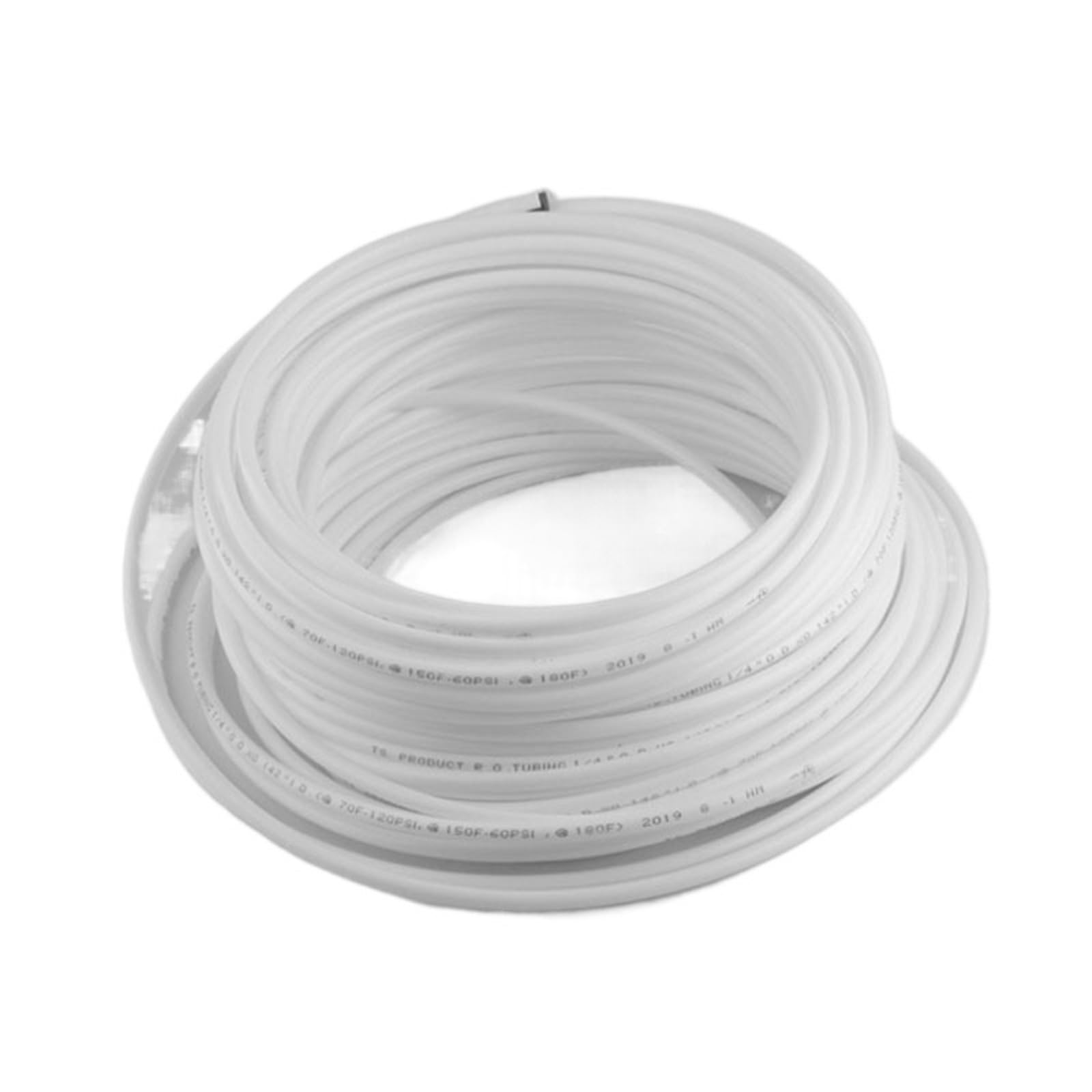 flexiable rubber PE Hose Tubing White Flexible Pipe Tube For Reverse Osmosis Aquarium Filter System 1 Meter Water 1/4