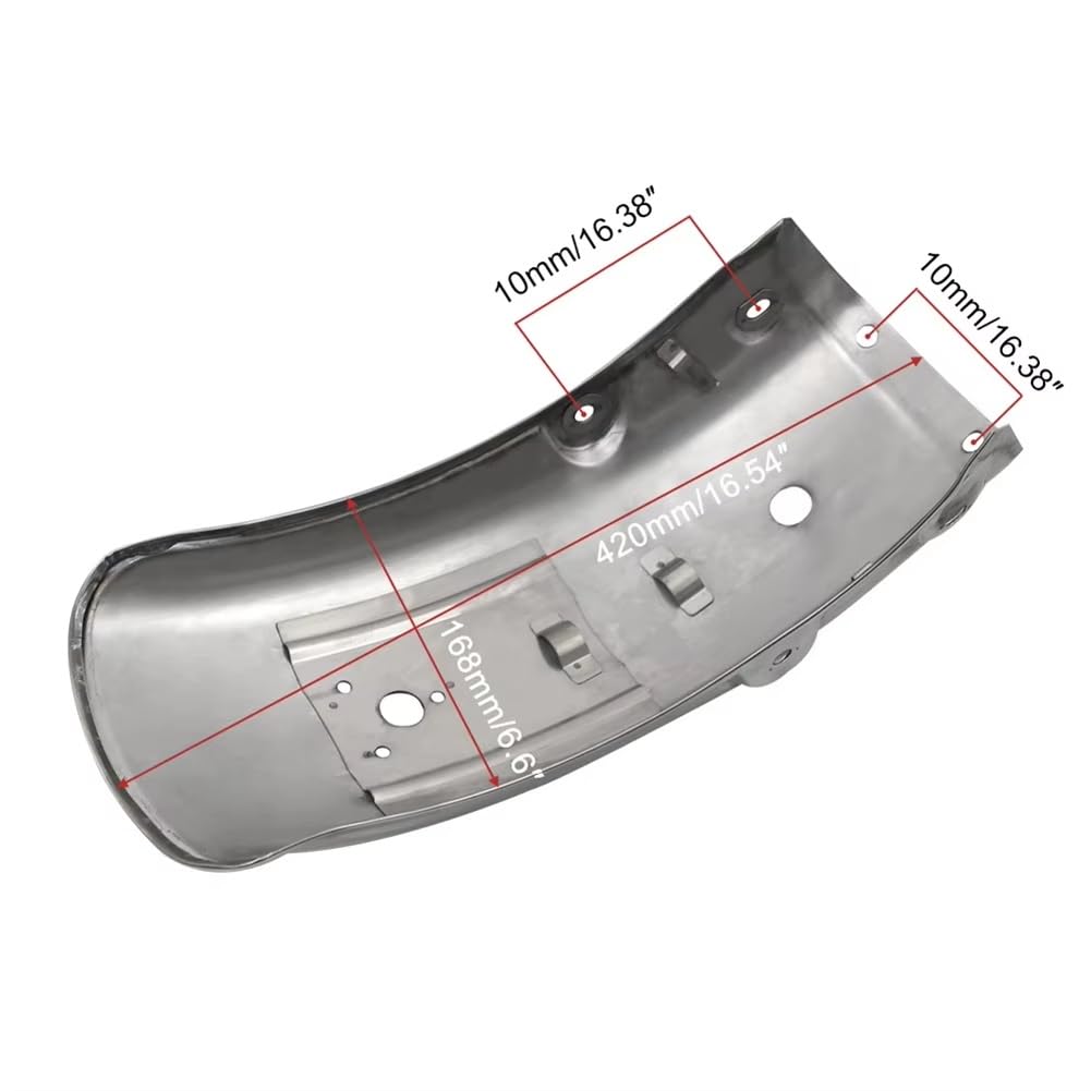 Parafango Moto Allungato Per CG125 Per Parafango Anteriore Per Moto Copertura Per Argento