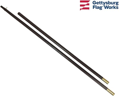 Miniatura 4 de Juego de banderas de interior del estado de California de 3 x 5 pies con bandera de Estados Unidos de 3 x 5 pies con esparcidores de bandera, juegos