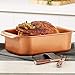 14 In 1 Multi-Use Copper Chef Wonder Cooker with roasting pan and lid, Multi-Use Grill pan (12.5 QT 3 Piece Set)