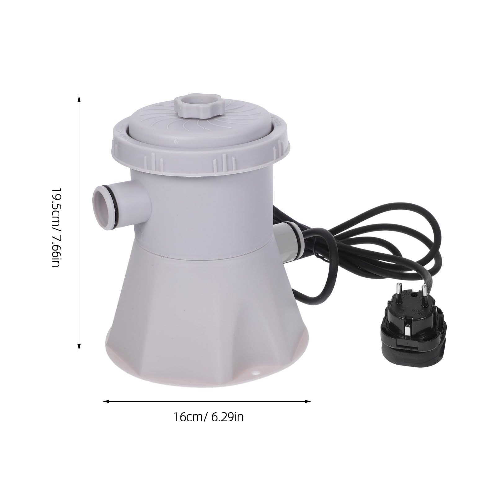 Kichvoe Bomba de Filtro Consumo para Piscina Eléctrica para Limpieza y Circulación de Agua para Piscinas Desmontables y Sistemas de Filtración
