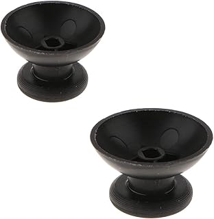 P Prettyia 2ピース/個交換部品3Dジョイスティックサムスティックグリップfor Switch Proコントローラー修理黒