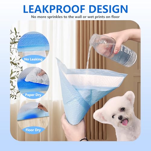 Image of Puppy Pads Leak-Proof [40-Pack] Adult Incontinence Underpads 31 inchx 35 inch Extra Large Absorbent Protective Bed Pads Super Absorbent Puppy Pee Pads for Dogs and Kids Dog Puppy Training Pads