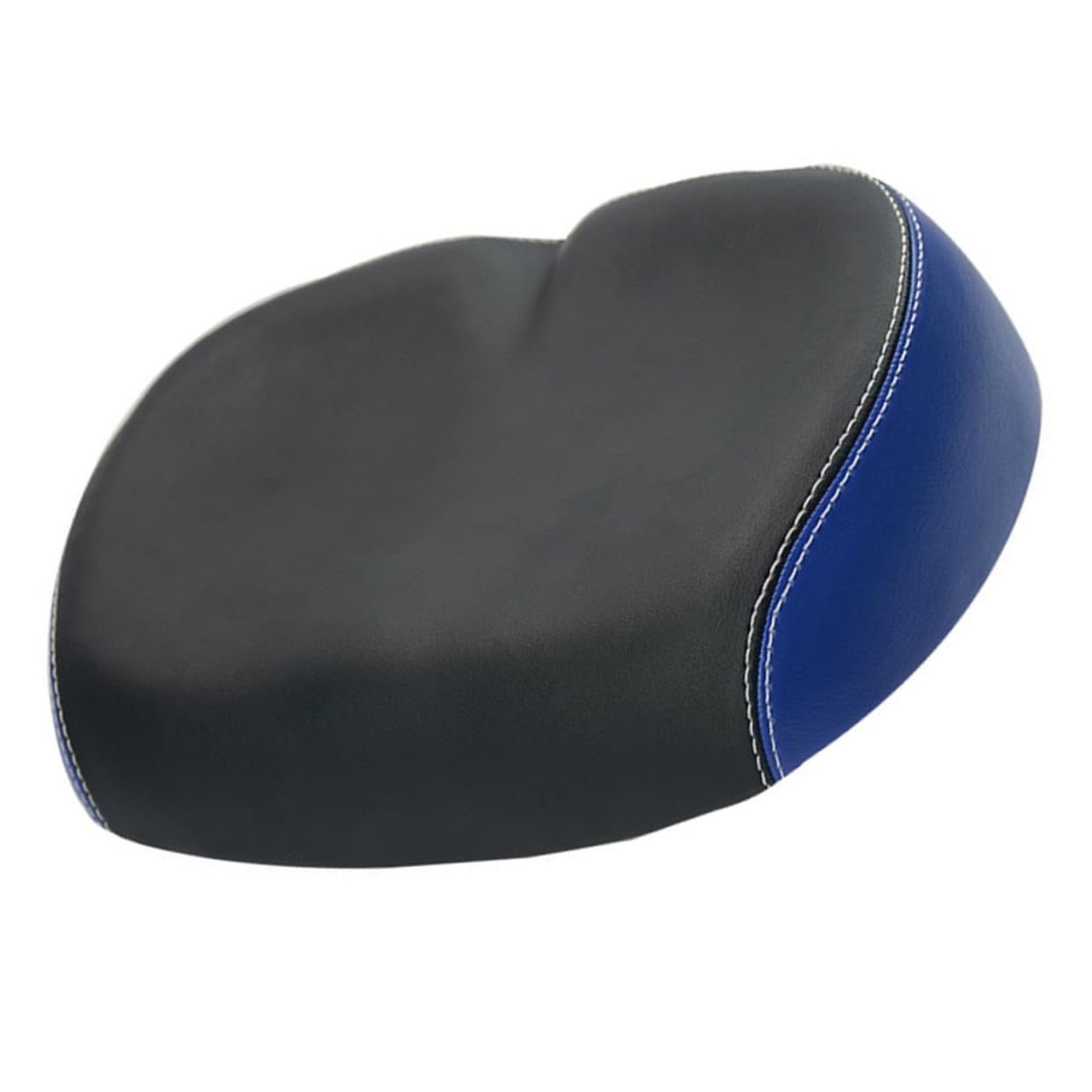 Hemobllo Coussin de Siège de Vélo PU Épaissi Coussin de Respirant pour Vélo de Montagne Route Équipement de Cyclisme Extérieur Noir