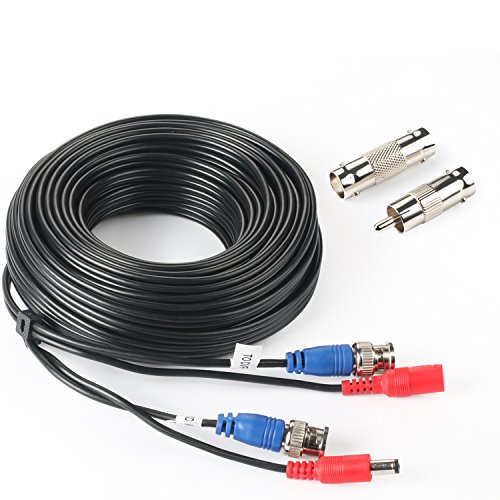 Shd 33Feet Bnc Vedio Power Cable Pre-Made Al-In-One Camera Video Bnc Cable Wire Cord For Surveillance Cctv Security System With Connectors(Bnc Female And Bnc To Rca) #TOP2
