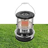 Kerosene Heater, Portable Kerosine Lamp Heating Machine with 10-15㎡ Heating Area, 9000BTU Indoor Kerosene Heaters with 1.2Gal Fuel Tank, for Camping, Home, Emergency, Tent, Patio (Black)