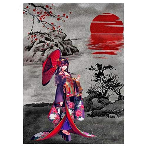 T-YIFUZX 5D DIY- Belleza Oriental Antigua Kit de Pintura de Diamante DIY 5D Diamond Painting Diamantes de imitación de Diamante Bordado de Punto de Cruz