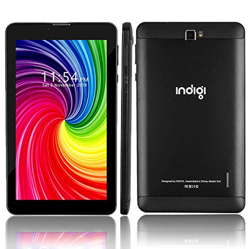 Indigi® Gsm Unlocked 4G Lte 7-Inch Android 9.0 Pie Tabletpc & Smartphone Quadcore (2Gb Ram/16Gb Rom + Dual Sim Slots) (Bk) #TOP7