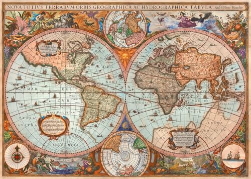 Schmidt- Mapa del Mundo Antiguo, Rompecabezas de 3000 Piezas, Multicolor (58328)