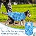 Huhumy 2 Pack Dog Cooling Shirts with 4 Pcs Ice Pack Cooling Vest Quick Dry Vest Dog Cooling Harness Summer Beach Hawaii Jacket Collar for Summer Outdoor Hiking Walking Sun Protection Breathable