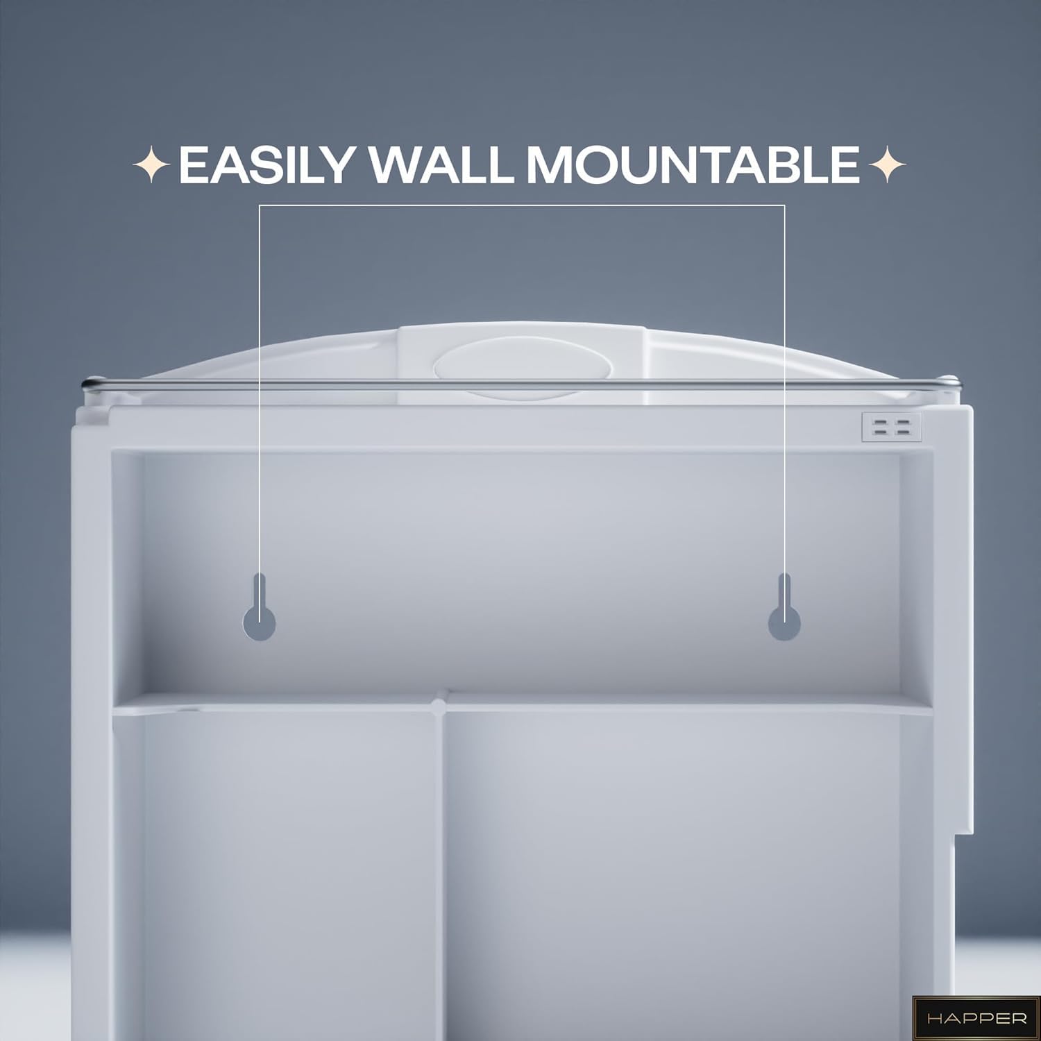 ORRIL WALL Mount Bathroom Cabinet with Mirror Storage -Strong and Heavy Rich Cabinet with Mirror - White 4