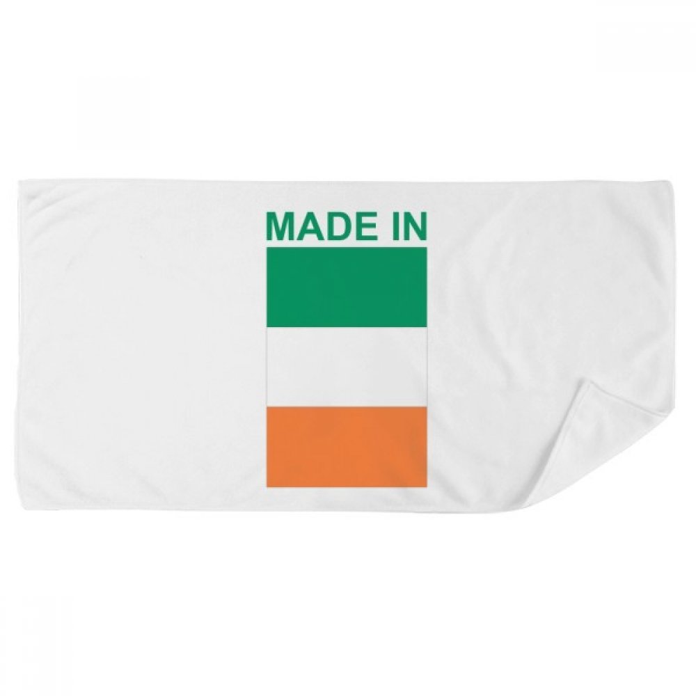 Serviette de bain Made in Ireland motif country love 35x70cm douce