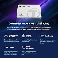 Transcend Highspeed 256 GB interne 2.5” SSD (≠HDD) SATA III 6Gb/s, robust und schnell, für Aufrüstung von Desktop-PCs, Laptops, Notebooks, PS4, Xbox TS256GSSD370S, silber – Ansicht 6