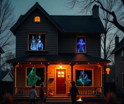 Décoration numérique d'Halloween sur clé USB 8 animations AtmosFX