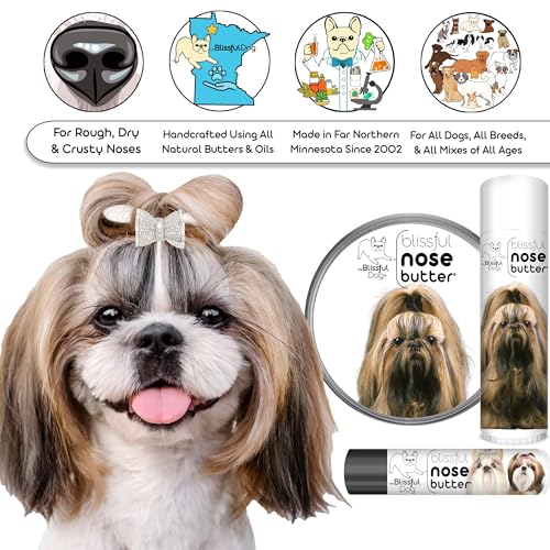 Image of The Blissful Dog Shih Tzu Unscented Nose Butter, 0.15-Ounce