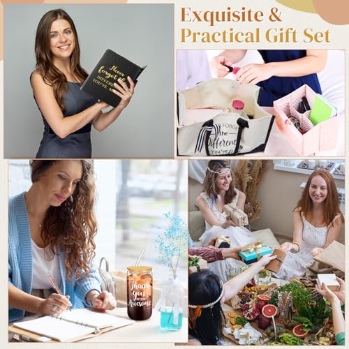 Image of Funnymoom 7 Pcs Difference Maker Gift Thank You Gifts for Women Employee Appreciation Gifts Set for Graduation Teacher Nurse