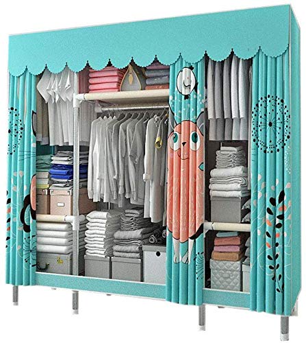 Armario plegable de acero para el almacenamiento en dormitorio