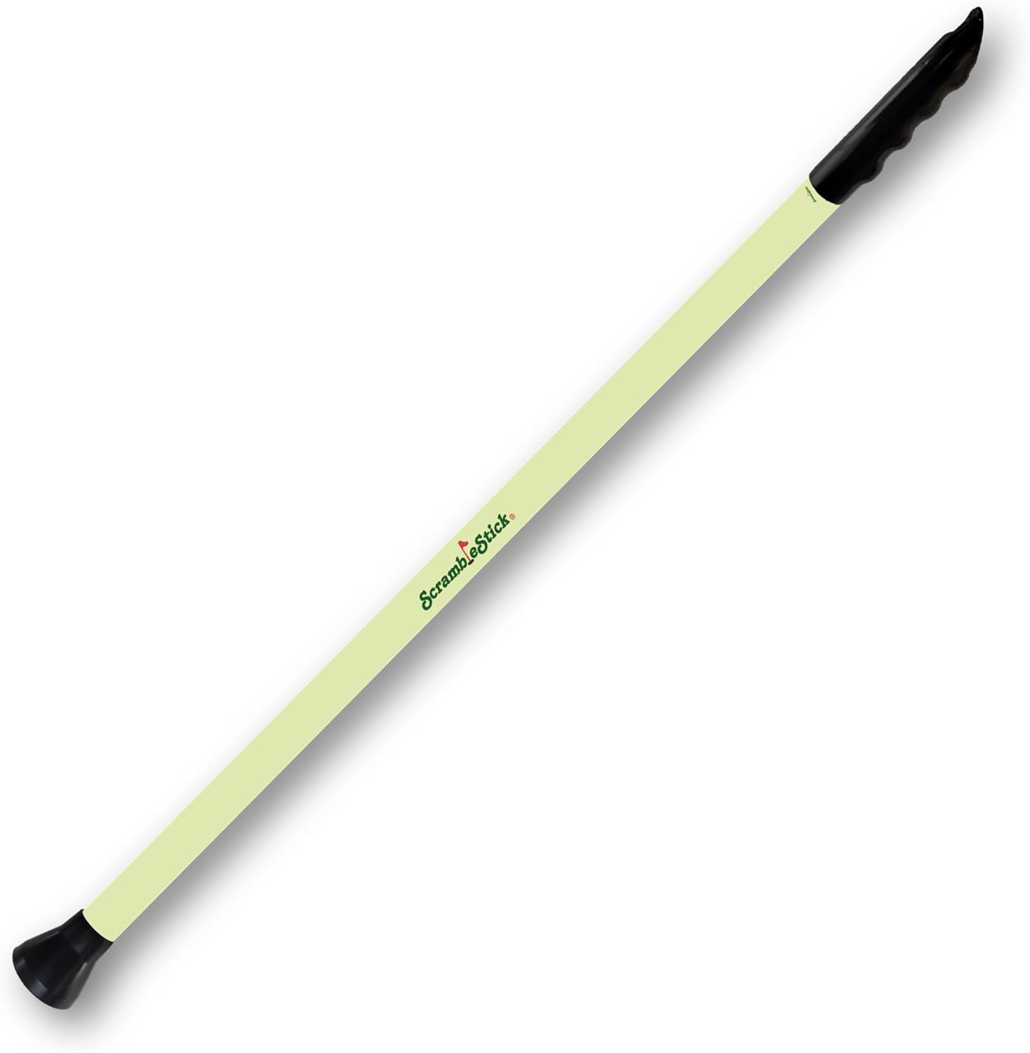 The Original Scramble Stick Golf Ball Retriever, Lightweight Design, 26-Inch, 1-Piece (Beige)