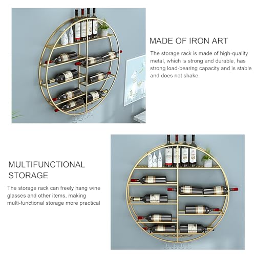 Support mural de bar compact pour ranger vos bouteilles sans encombre