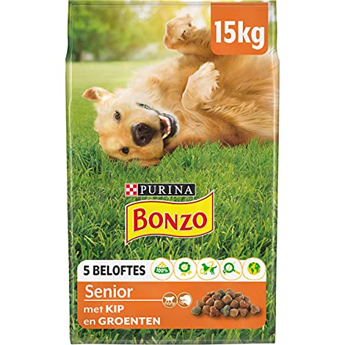 Bonzo Senior con Pollo y Verduras - para Perros de 7 años - 15kg