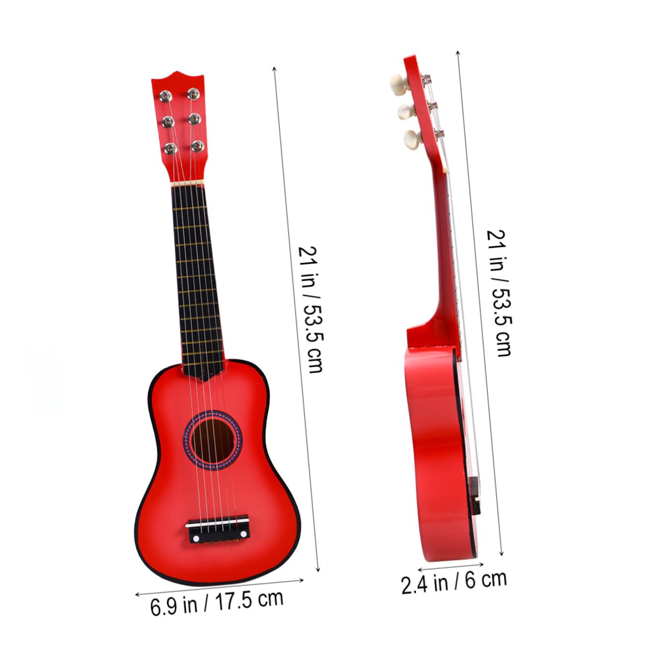 Chitarra per Bambini in Pollici Legno 21 Rosa