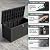 Yardgrace 270 Gallon Lockable Resin Outdoor Storage Box, Waterproof & Weather Resistant Deck Box for Patio Cushion, Garden Tools & Pool Accessories, Black