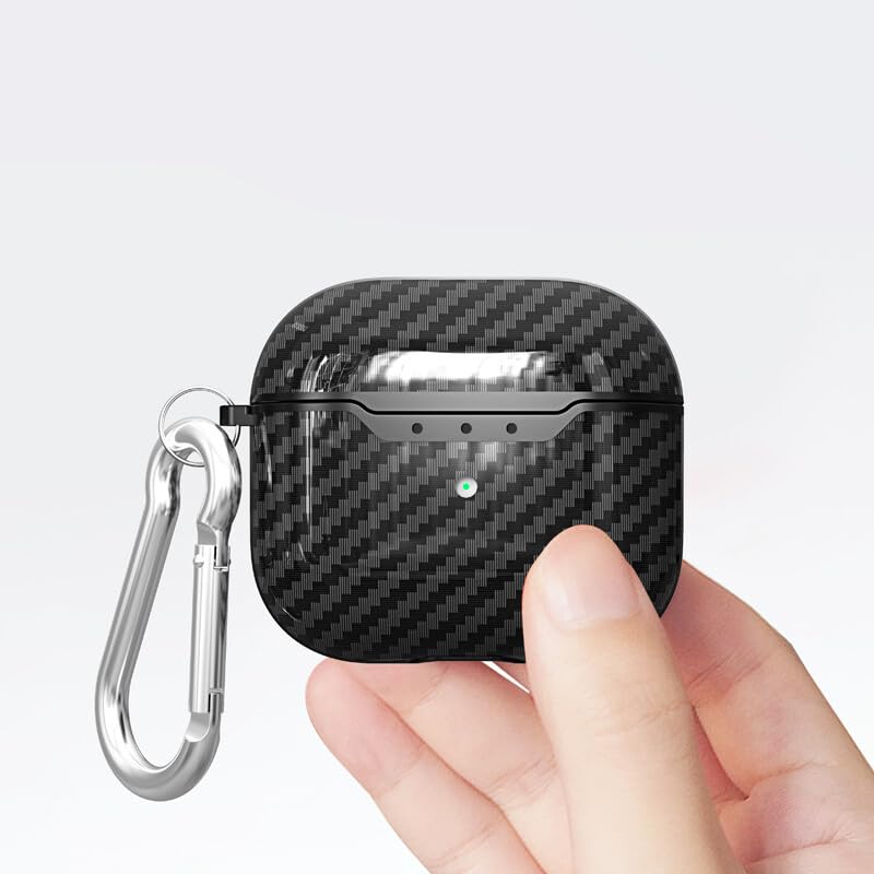 AirPods pro 2 ブラックカーボンファイバーケース入り Amazon | ジェネリック AirPods pro 2 (2022) 対応 (カラー:ブラック