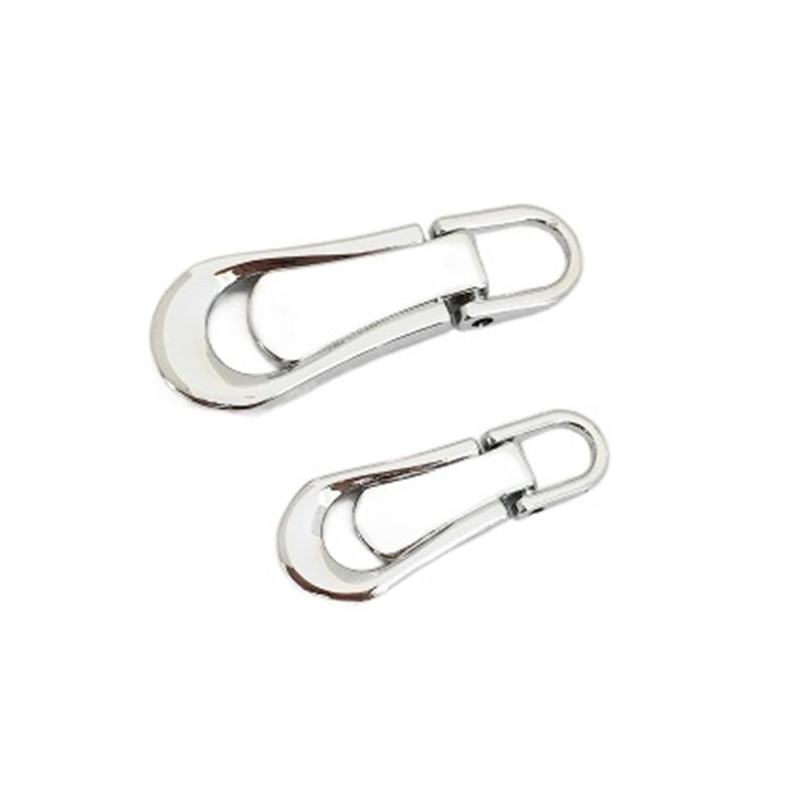 Tirones para deslizamientos de cremallera de metal Deslizadores de cremallera de Metal, lengüeta extractora de cabeza, kits de reparación de cremalleras, accesorios for bolsas de ropa, costura artesan