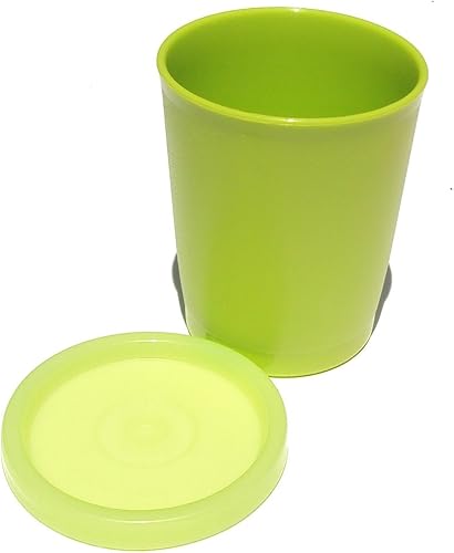 Miniatura 2 de Tupperware Vaso texturizado apilable de 6 onzas, color verde lima con sello