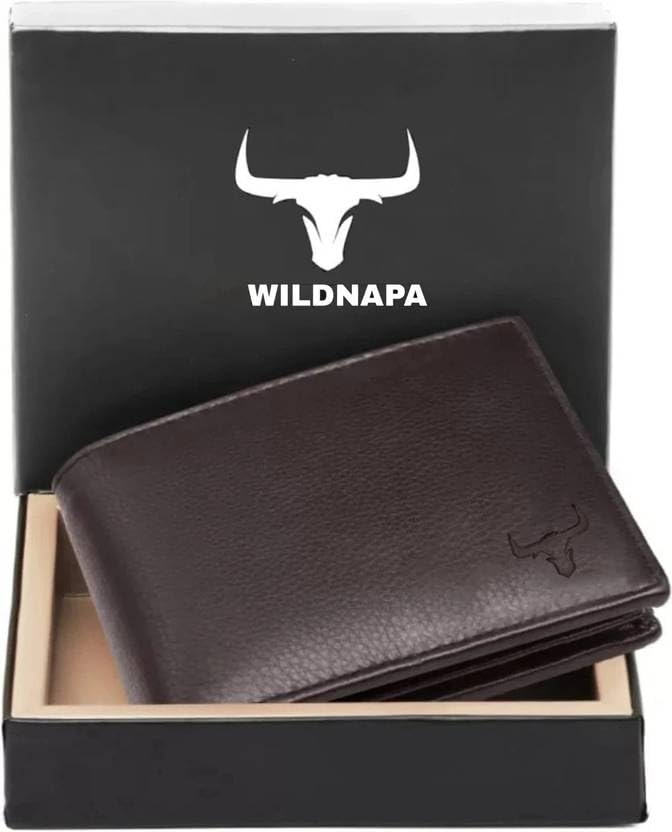 renaissance leather men brown genuine leather rfid wallet (8 card slots) compact wallet with card slots and cash storage for men and women ivye-01