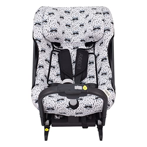 JYOKO Kids Funda de Algodón para Silla de Coche Compatible con Axkid One (Raccoon)
