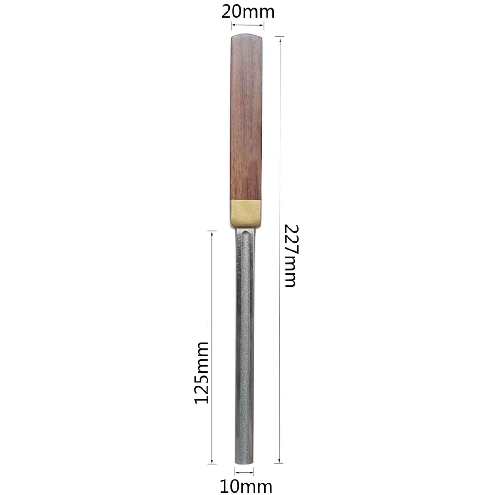 Lime à frettes de guitare diamantée - Extra étroite, moyenne, large avec 4 bords et 2 protections de fretboard - Outil de luthier pour guitare, ukulélé, basse