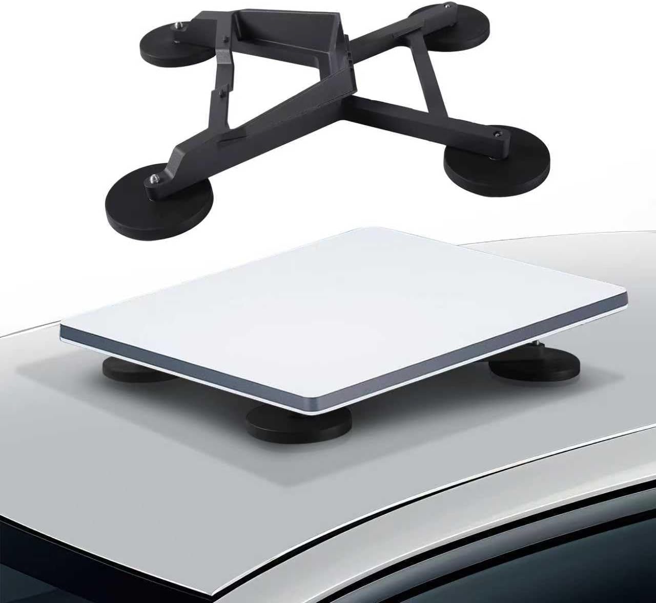 Starlink Mini Magnetic Car Mount - Powerful Magnetic Base, Aluminum Alloy, Low-Profile Design, Quick Release Mounting Kit, for RV, Van, Truck, Boat & Yacht
