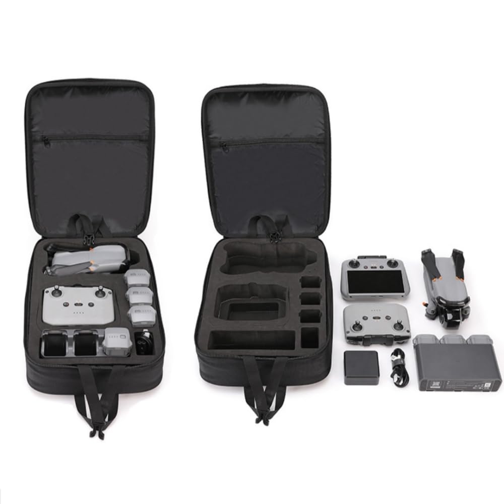 Futerał do przenoszenia kompatybilny z DJI AIR 3S dla AIR 3, torba do przechowywania, torba do przechowywania, torba do przenoszenia, akcesoria do drona, ochrona podróży, duża pojemność, walizka na