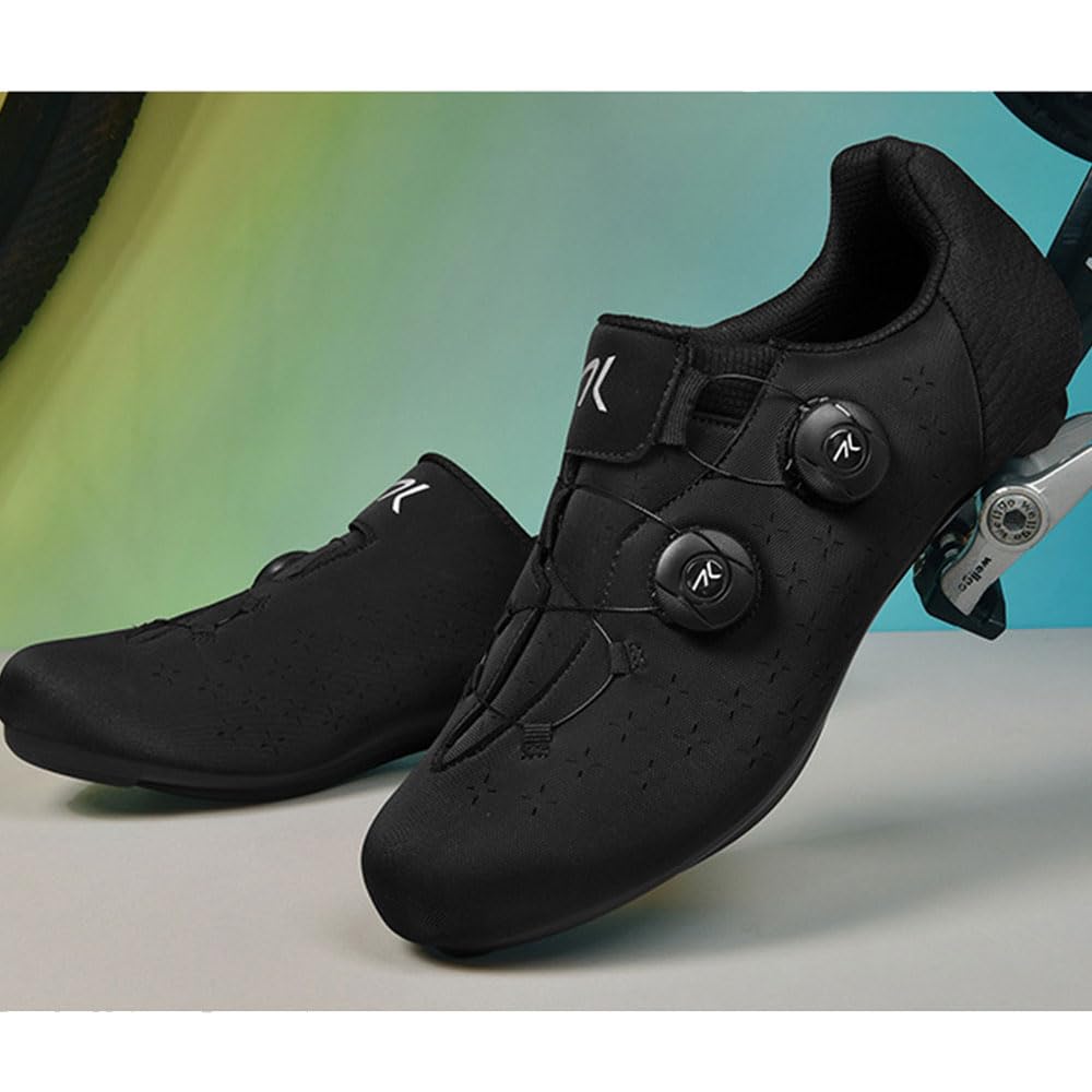 Chaussures de Vélo Route Homme et Femme, Chaussures de Cyclisme Unisexes, Compatibles avec Look, SPD et SPD-SL, pour Vélo Route & VTT, Taille 37-48EU