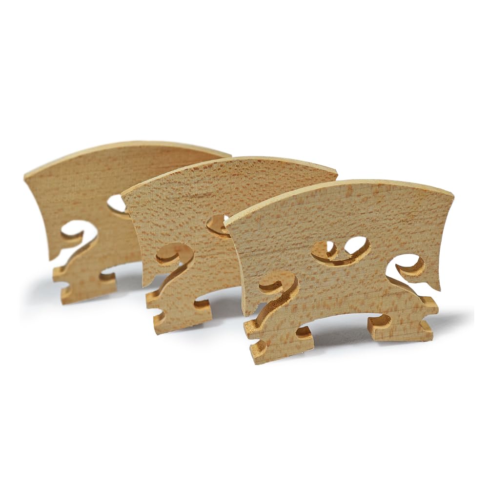 ModouString 10 pcs x viola bridges Baroque style Maple wood fit for 15-16 inch viola Viola parts for replacement