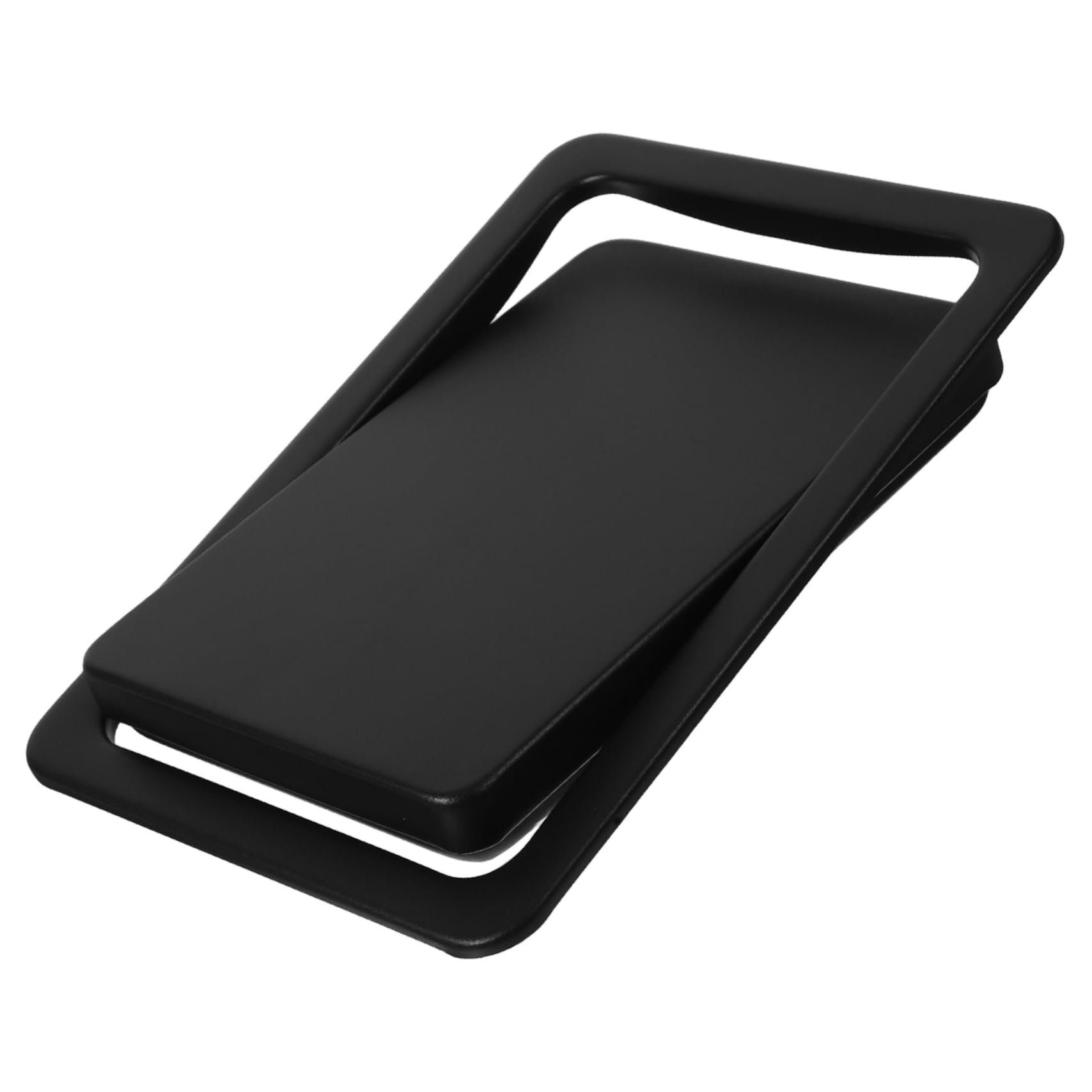 Tapa de Bote de Basura Empotrada de Acero Inoxidable Diseño Abatible y Fácil Instalación para Fregadero de Cocina Moderna y Elegante en Color Negro