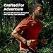 Amazfit T-Rex 3 Rugged/Military Smart Watch 48mm, 27 Day Battery, GPS (with Privacy), Offline Maps, 328 Feet Water-Resistant, 170 Fitness/Sport Modes, AI, Voice Control, for Android or iPhone, Lava