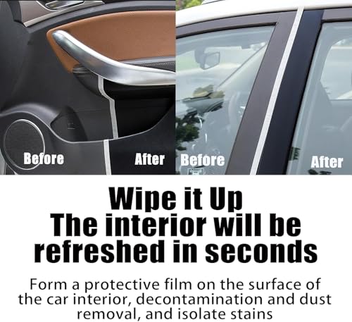 Image of KROYWEN Crystal Coating for Car and Bike Plastic Parts | 30ml PVC Restorer and Revitalizing Coating Agent | Maintenance Dashboard Plastic Cleaner Polish Shining | Pack of 3