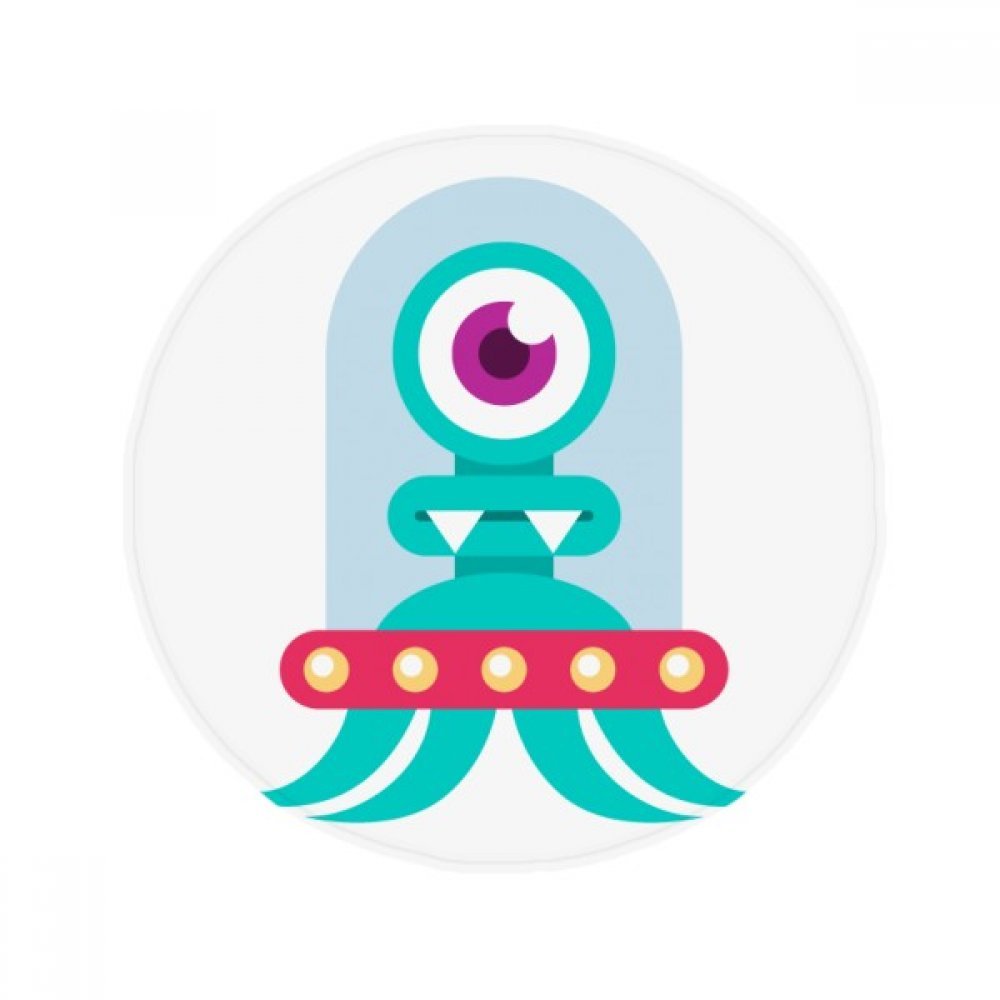 Tapis de cuisine alien cyclope antidérapant pour sécuriser le sol du salon