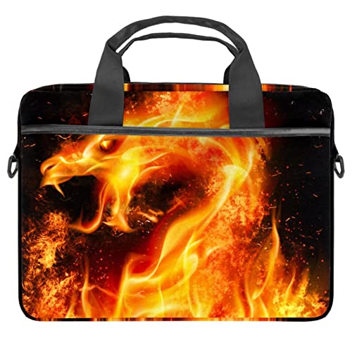 Sacoche dragon de feu pour ordinateur portable contre chocs et rayures