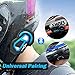 FreedConn T-MAX Motorcycle Helmet Bluetooth Intercom Headset Communication Systems Kit, Full Duplex 6 Riders Group Helmet Intercom/FM Radio/Voice Prompt/MP3/GPS Connective/Range 1000m / Waterproof