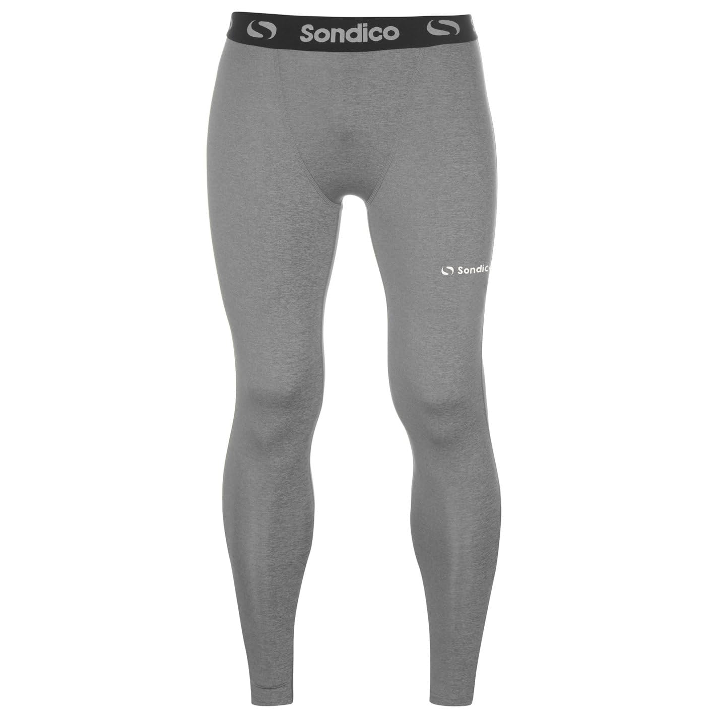 Sondico Mens Core Baselayer Tights Grey Marl S