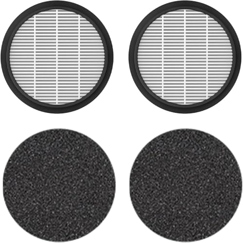 Fitnynxos Accesorios para Aspiradora Inalámbrica V15S: Filtro HEPA y Esponja