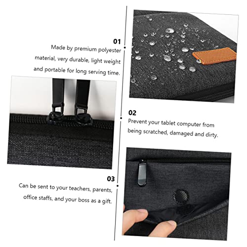Bolsa para portátil multifuncional Uonlytech con cremallera resistente de oficina 6