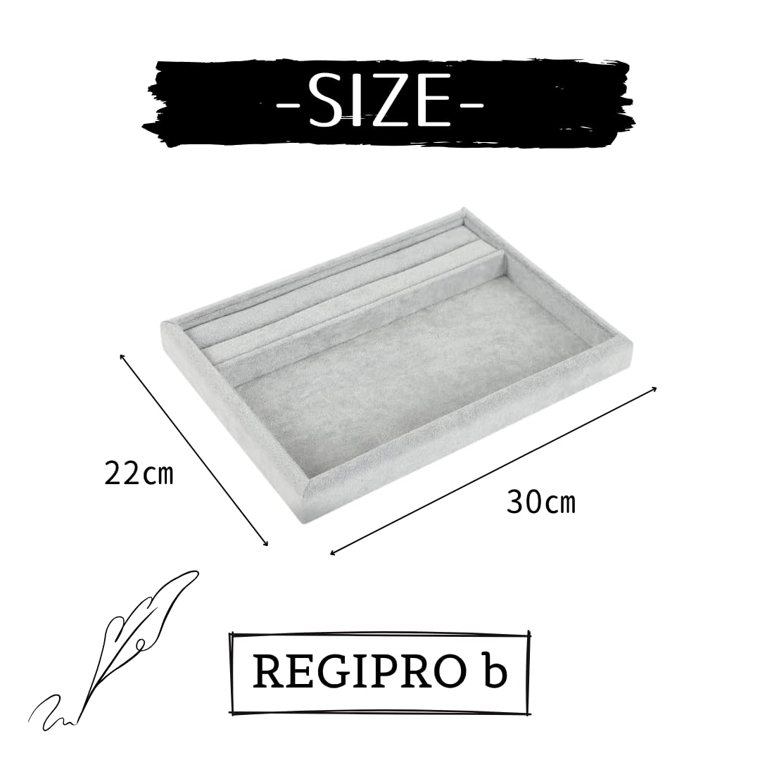 新品未使用品　Mal. ジュエリートレイ　2点セット Amazon｜レジプロb ベロア製 アクセサリートレイ ジュエリー