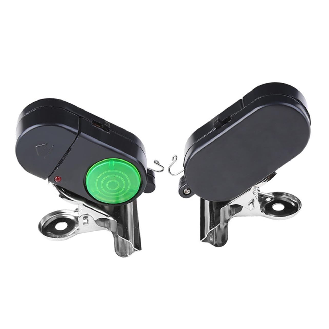 VICASKY 2Pcs Fishing Bite Alarm with LED Lights Durable Electronic Fishing Bell for Outdoor Use and Alerting When Fish Bite