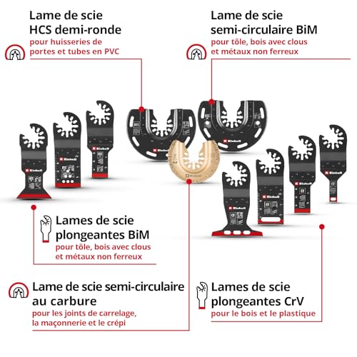 Coffret accessoires Tools 70 pièces lames racloir ponçage outils multifonctions - vue 8
