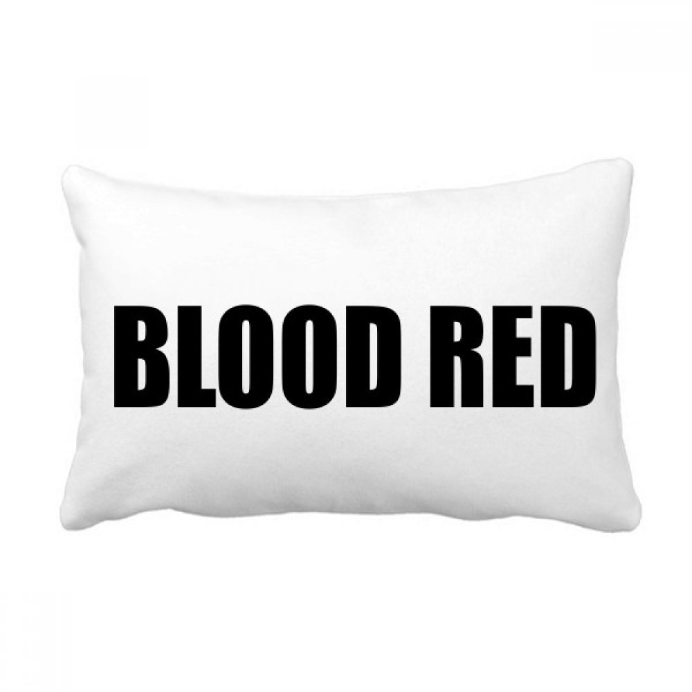 Coussin lombaire rouge et noir 40x60 cm au design élégant pour canapé
